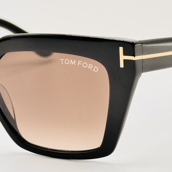 Tom Ford Sunglasses WINONA TF1030 01Z Black Cat Eye Brown Gradient Lens 53mm main image 15
